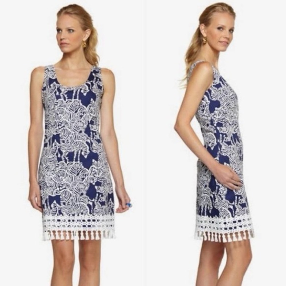 Lilly Pulitzer Thompson Zebra Shift Dress size 12